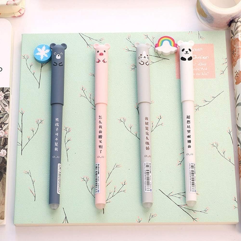 Lot de 4 Stylos Gel Effaçables Animaux – Image 5