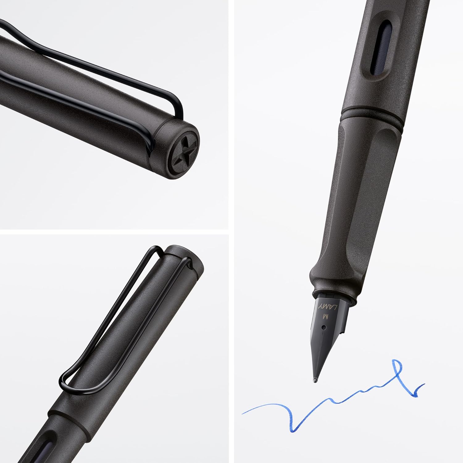 Stylo Plume Ergonomique Noir – Image 2