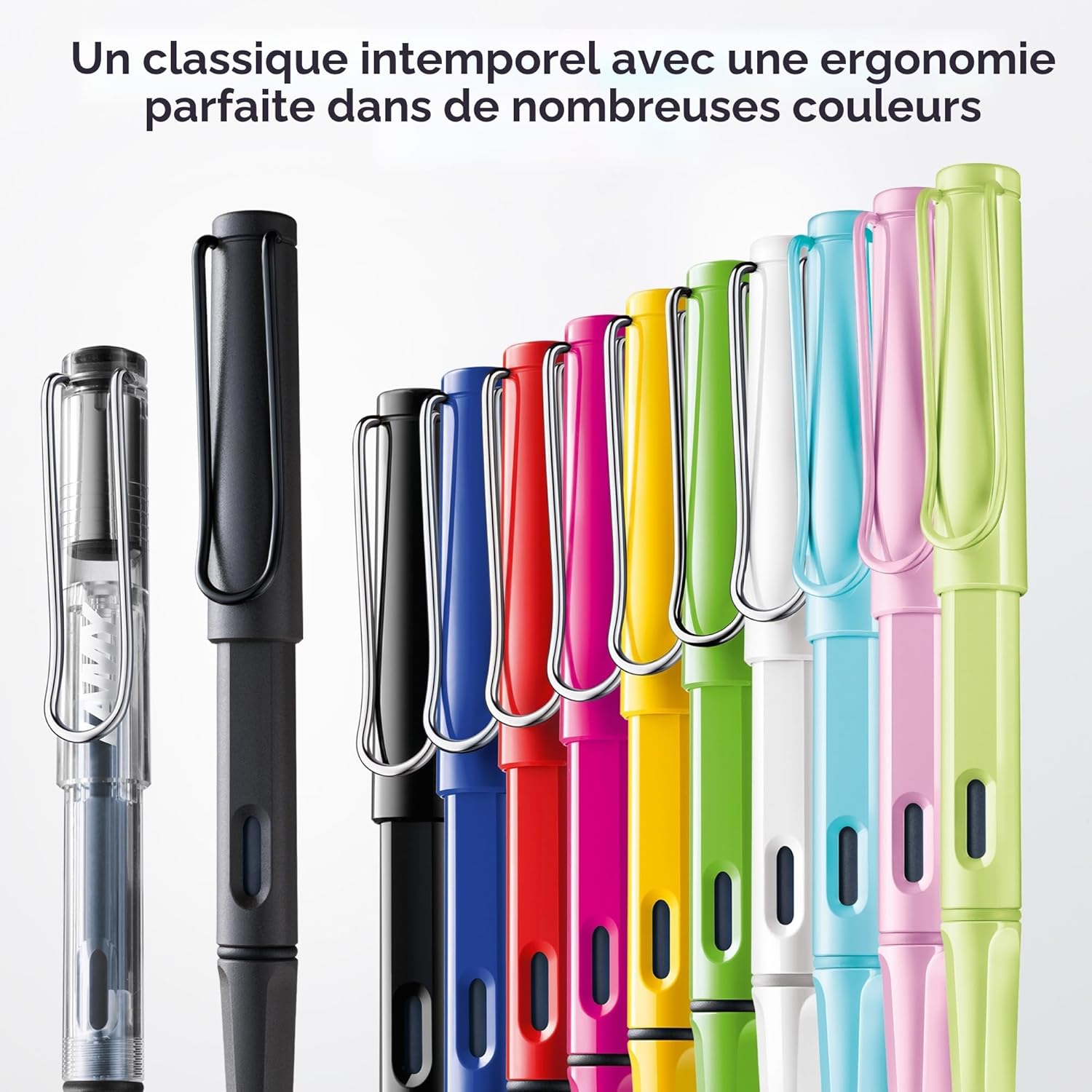Stylo Plume Ergonomique Noir – Image 7