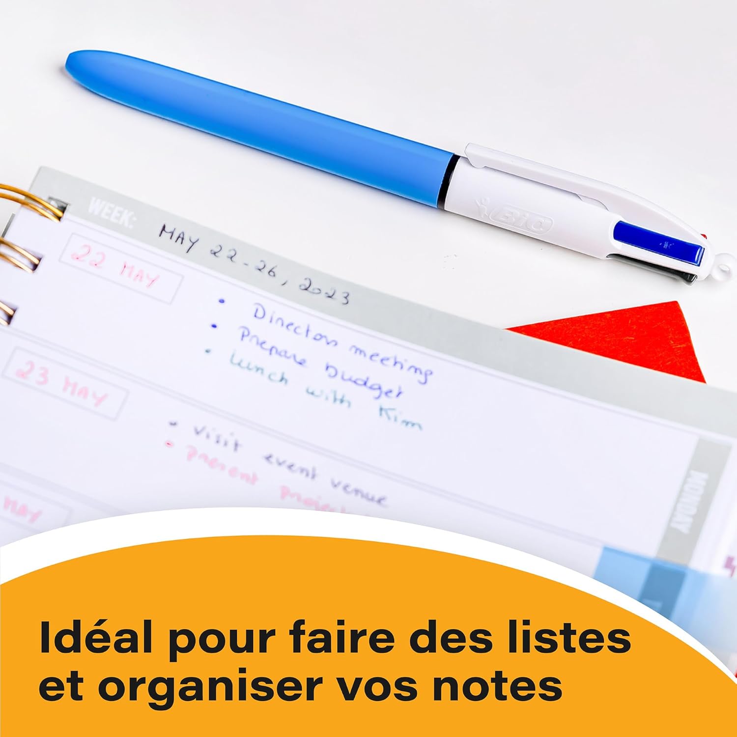 BIC 4 Couleurs Original - Stylos Rétractables (Boîte de 12) – Image 5