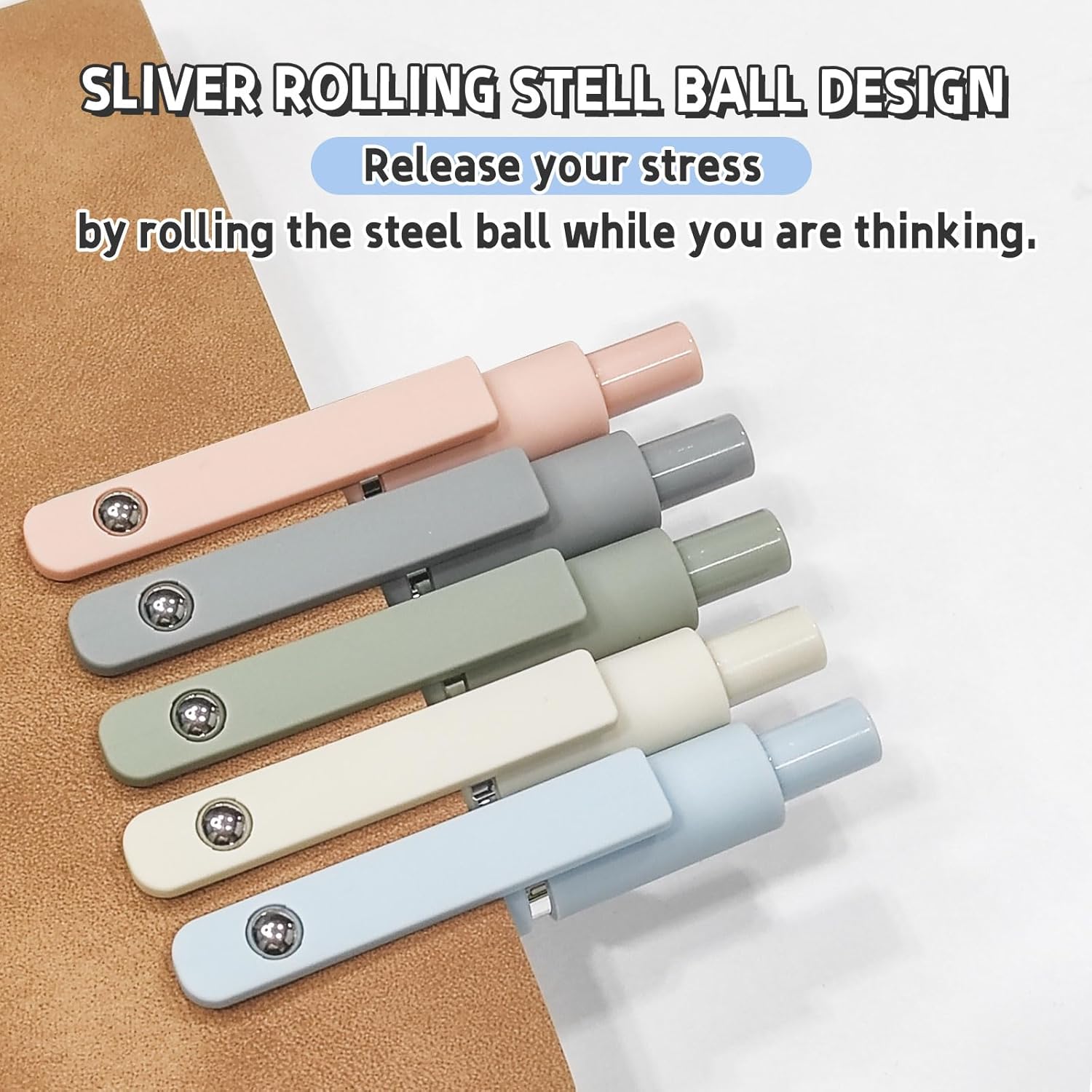 Stylos japonais gel premium - Lot de 5 Morandi – Image 4