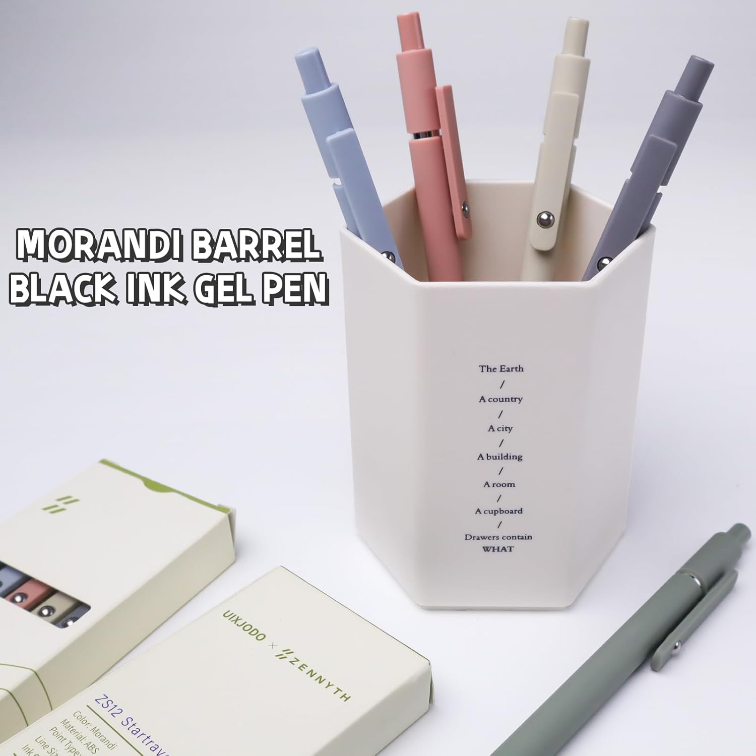 Stylos japonais gel premium - Lot de 5 Morandi – Image 6