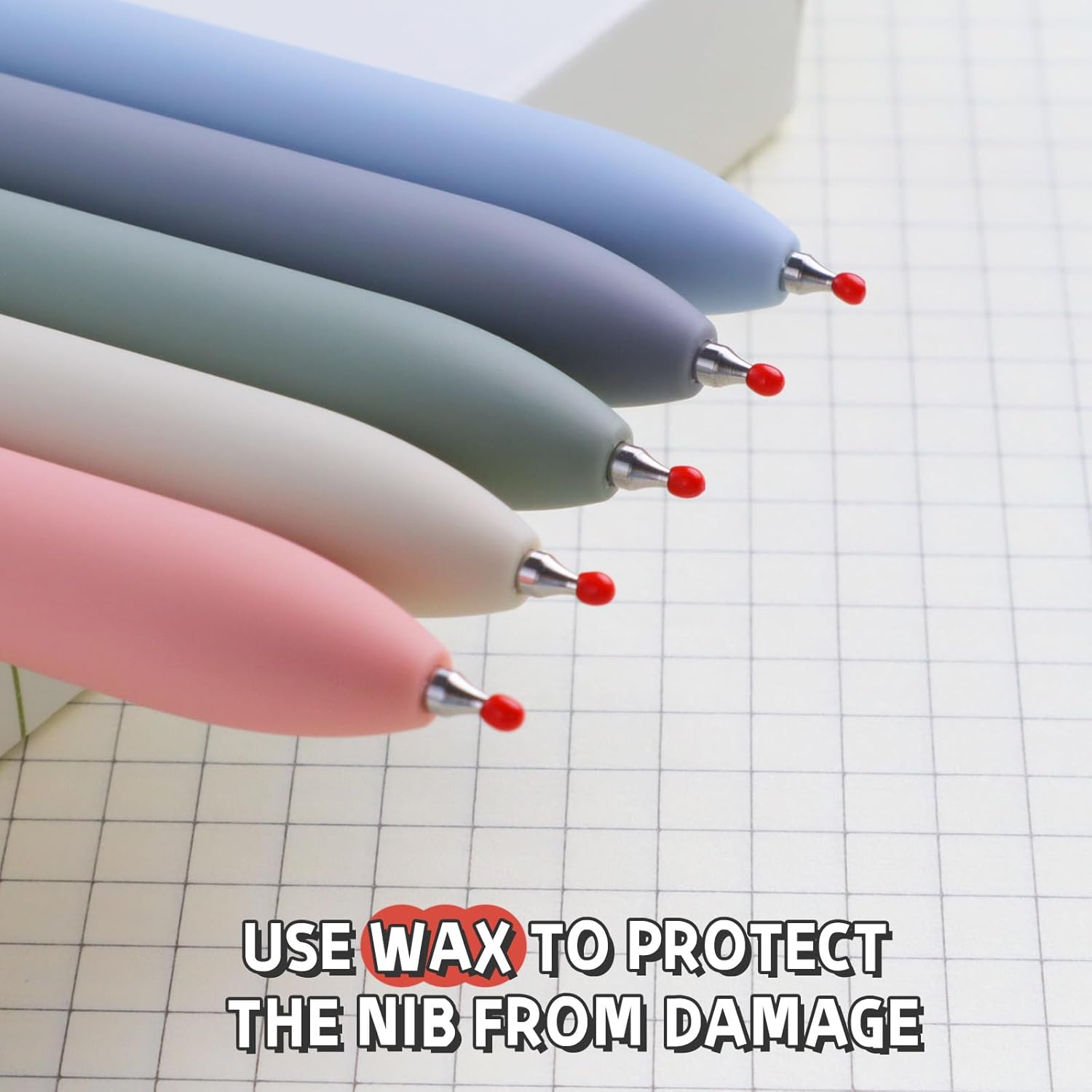 Stylos japonais gel premium - Lot de 5 Morandi – Image 7