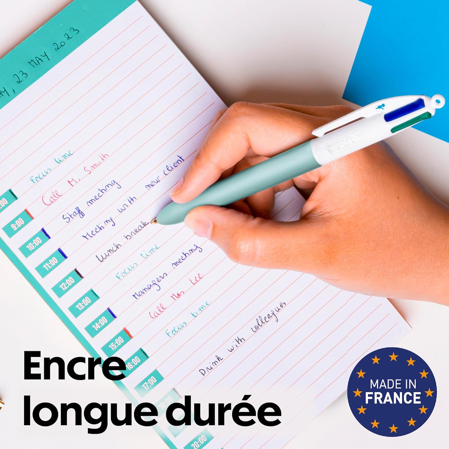 Lot de 5 BIC Stylo 4 Couleurs Perlées – Image 3