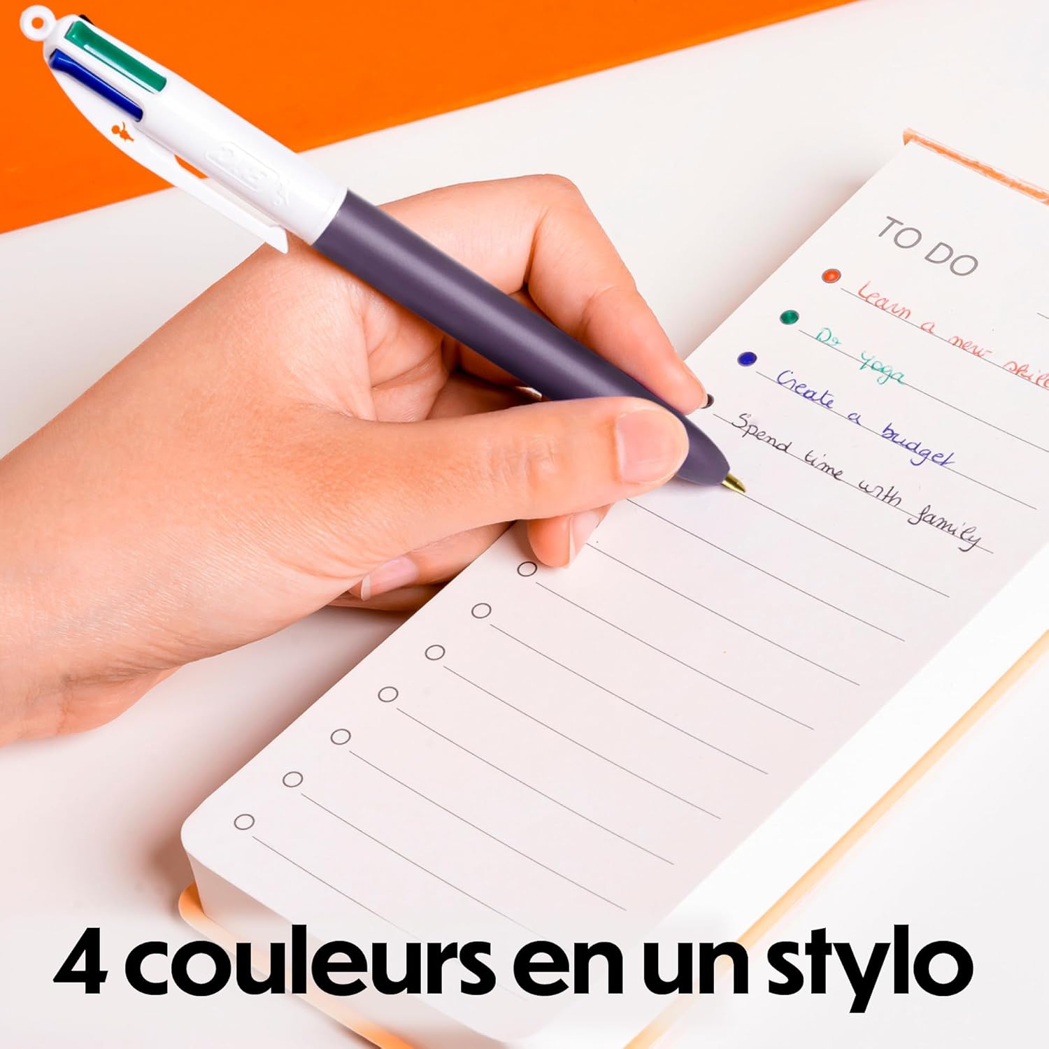 Lot de 5 BIC Stylo 4 Couleurs Perlées – Image 5