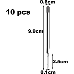 1767505622 recharge stylo bille multifonction 10 pieces nero