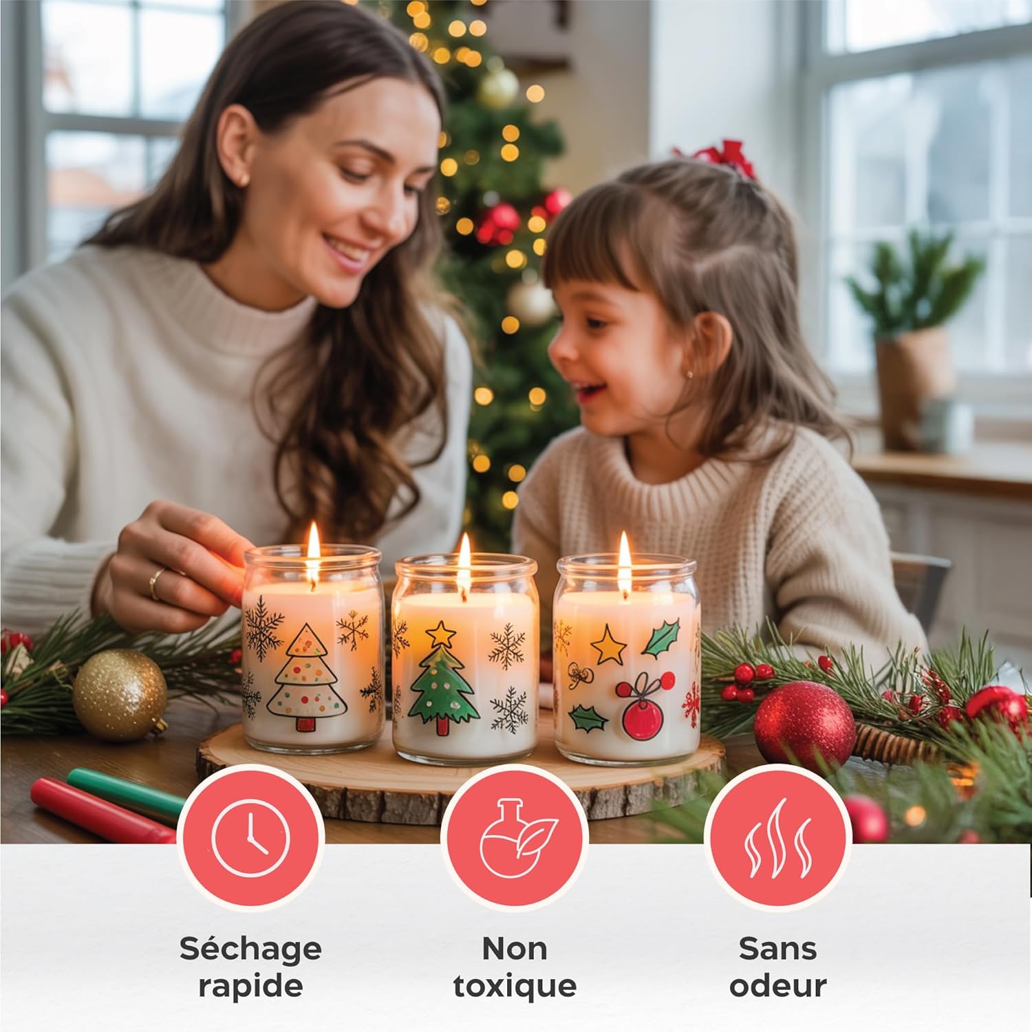 24 Feutres Acryliques Double Pointe Zenacolor – Image 6