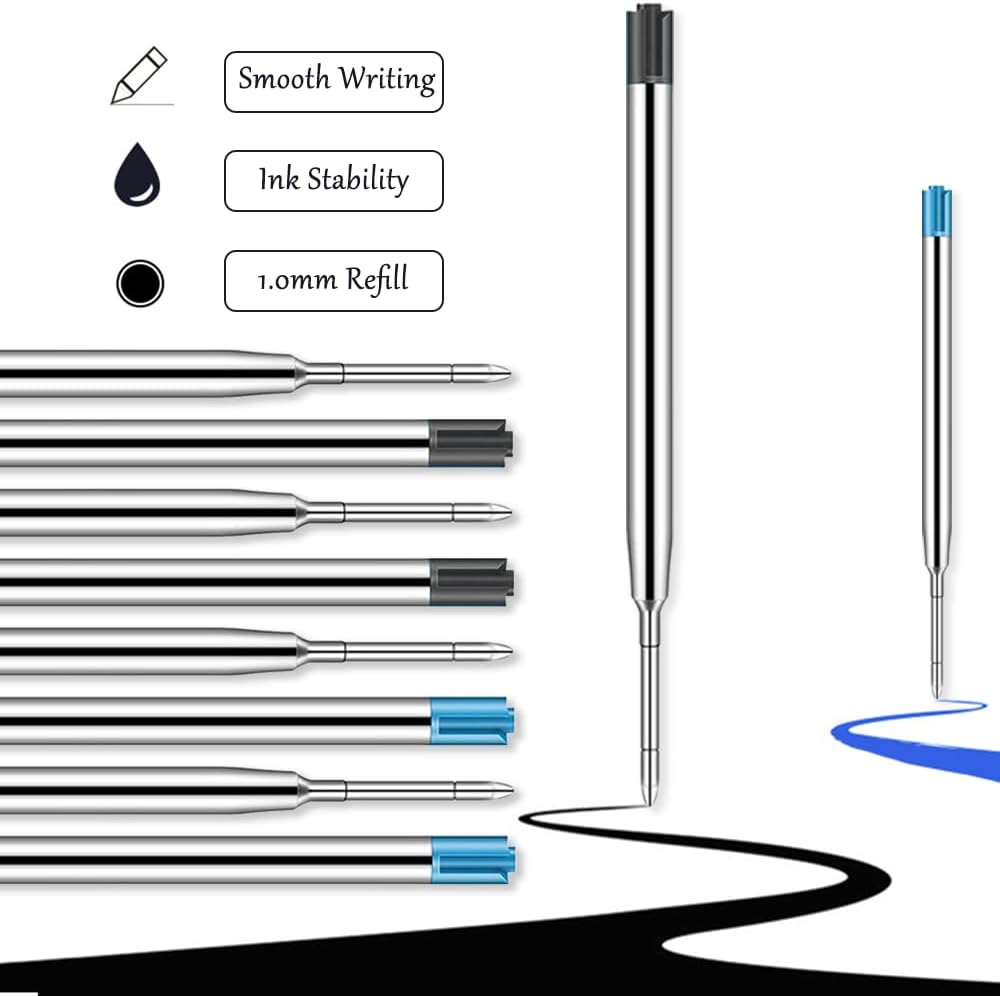 1767572439 recharges de stylo a bille 10 pieces noires
