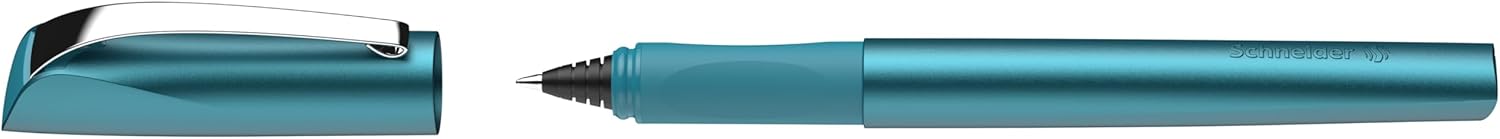 Stylo Roller Shiny Schneider Bleu Sarcelle – Image 3