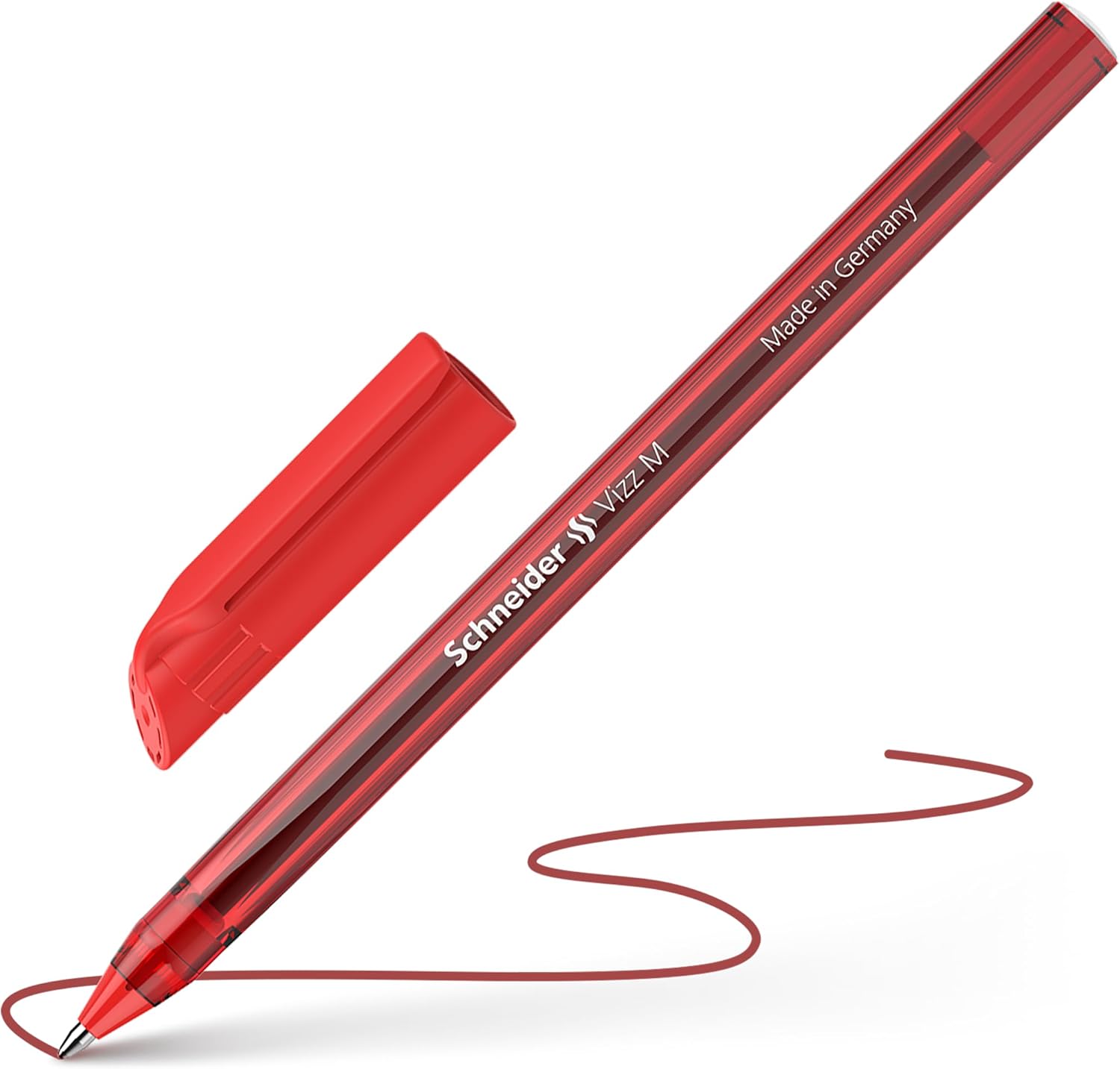 Lot 10 Stylos rouges Schneider Vizz – Image 4