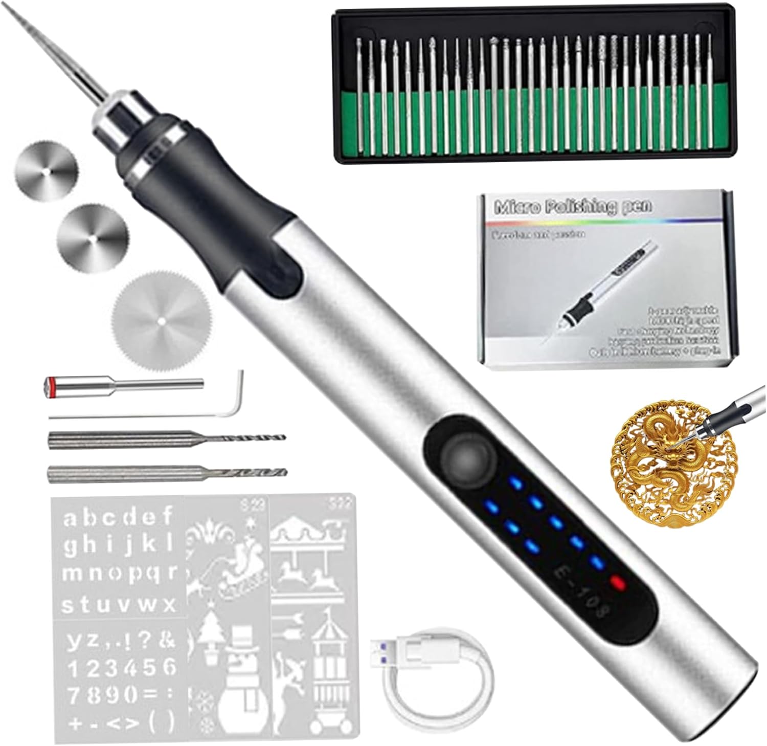 1767580276 kit stylo gravure sans fil usb bricolage creatif