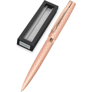 1767585256 stylo a bille eleganza diamond en coffret rosegold