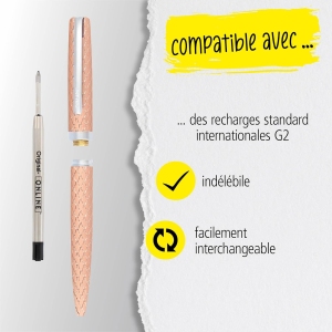 1767585263 stylo a bille eleganza diamond en coffret rosegold