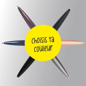 1767585267 stylo a bille eleganza diamond en coffret rosegold