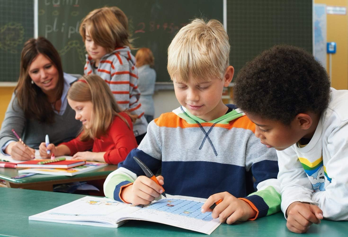 Stylo roller ergonomique bleu STABILO EASYoriginal – Image 4