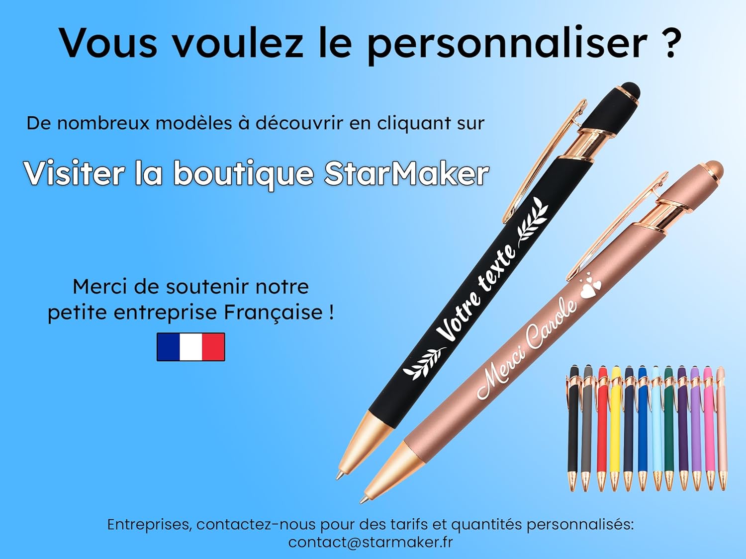 1767590813 stylo humoristique merde porte bonheur violet