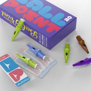 1767597141 aiguilles dentrainement solong pour stylo 20 cartouches multicolores