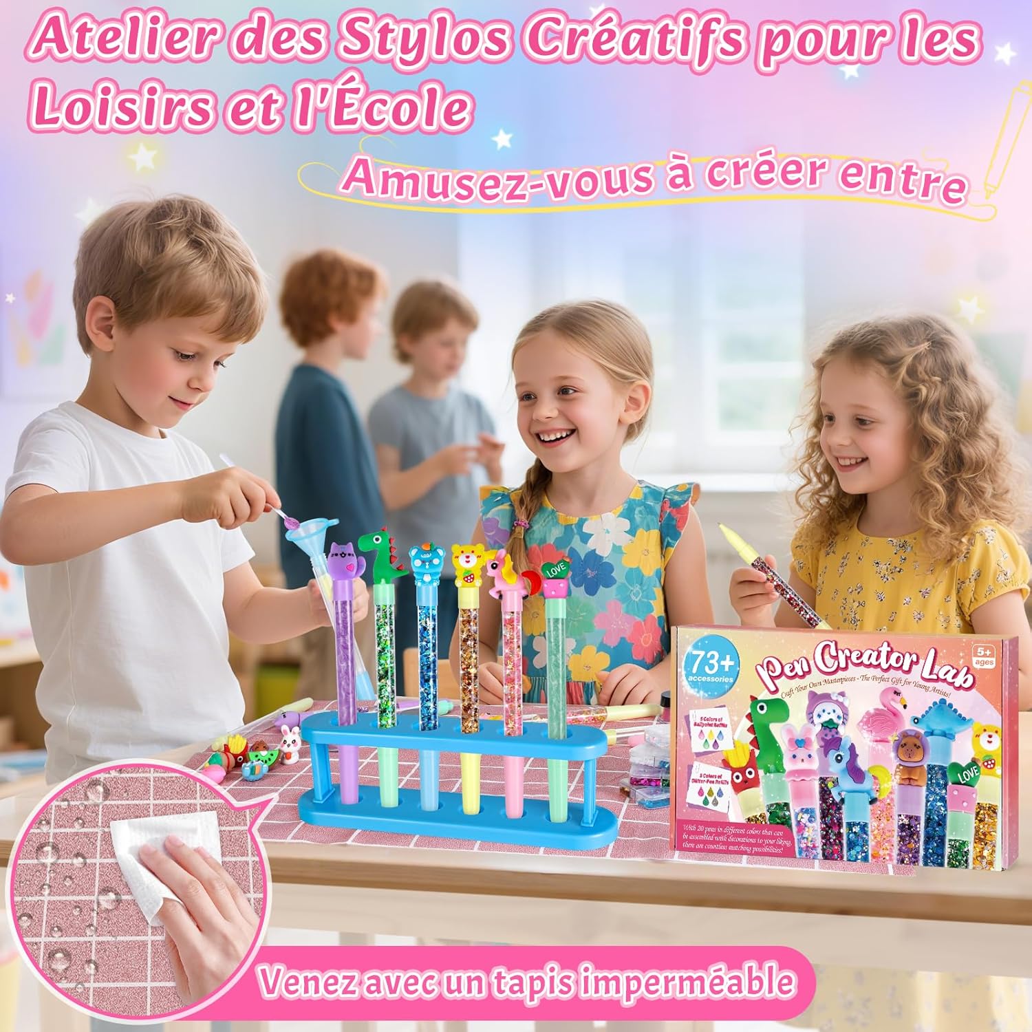 1767602033 atelier de stylos kazzley 73 pcs creatifs
