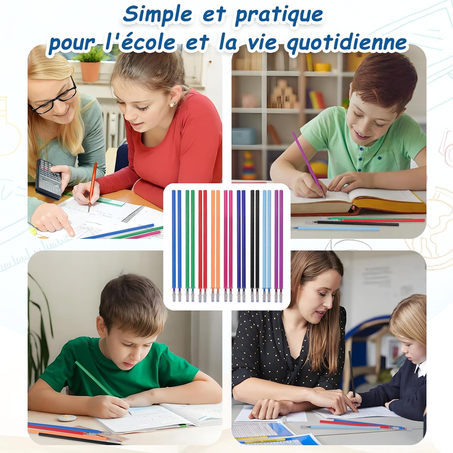 Recharges Gel Effaçables 18 pièces Legami 0,7 mm – Image 7