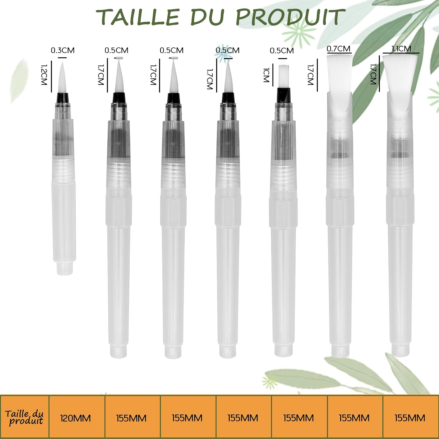 1767606916 set de 7 pinceaux a eau remplissables