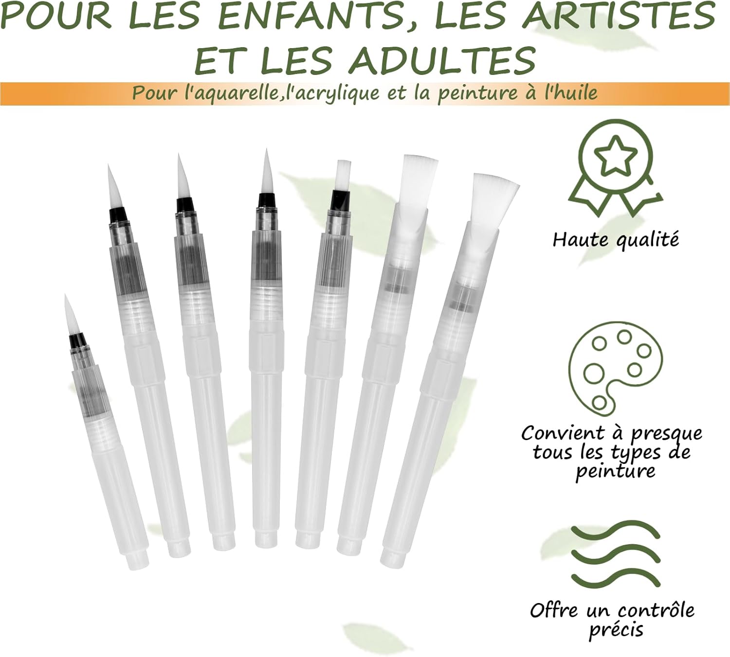 1767606920 set de 7 pinceaux a eau remplissables