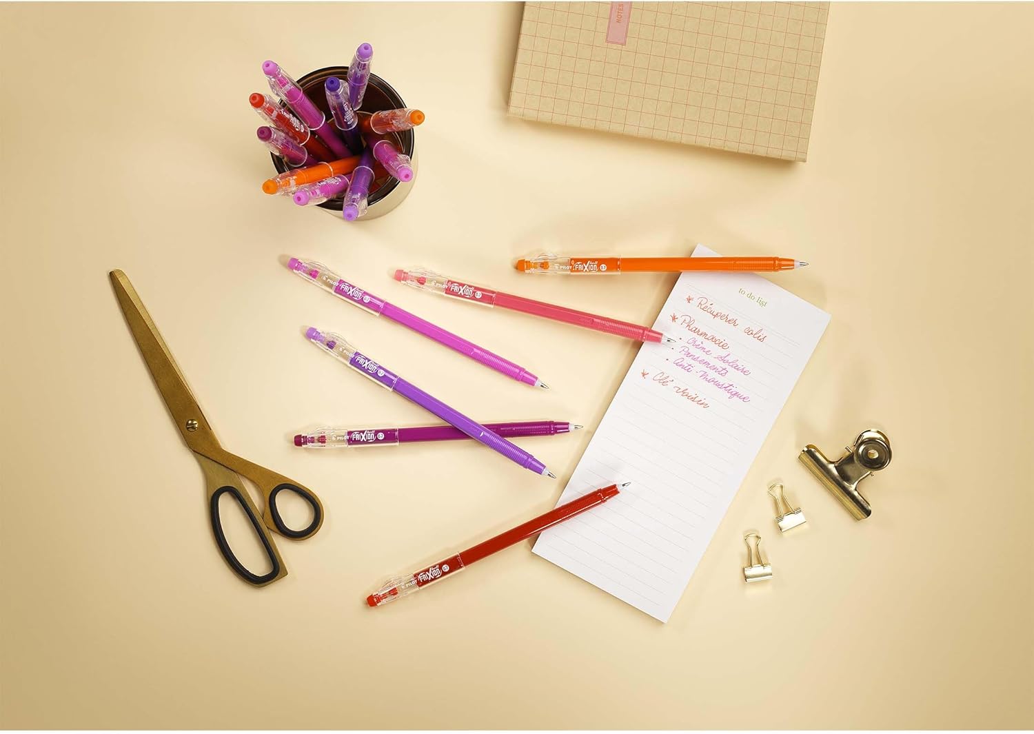 Lot de 8 Stylos FriXion Ball Stick Effaçables – Image 2