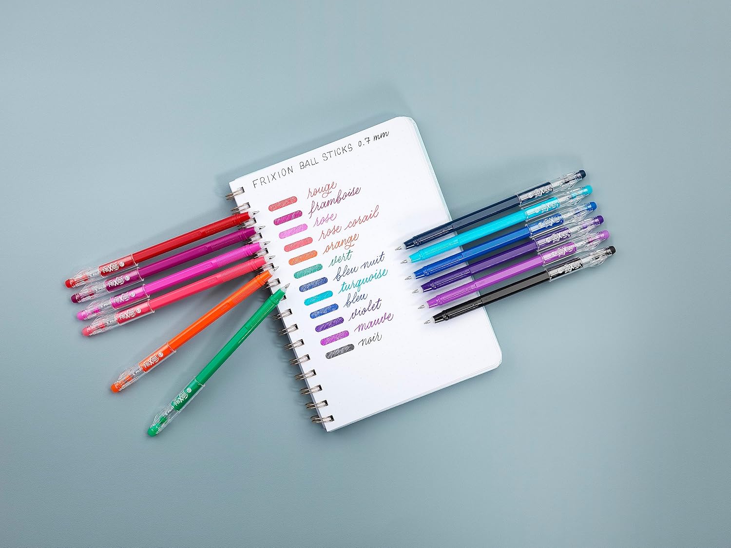 Lot de 8 Stylos FriXion Ball Stick Effaçables – Image 6