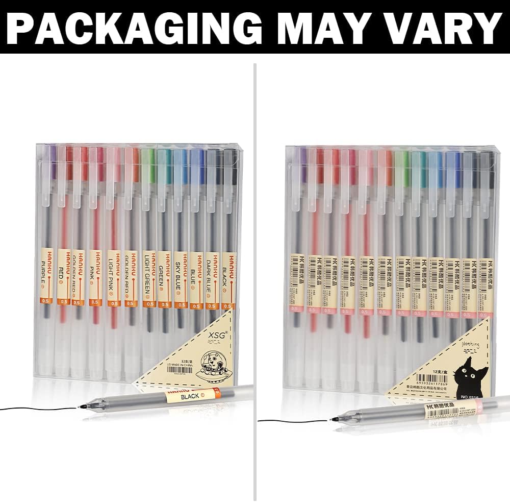 Stylos À Encre Gel Pointe Fine - Lot de 12 – Image 2