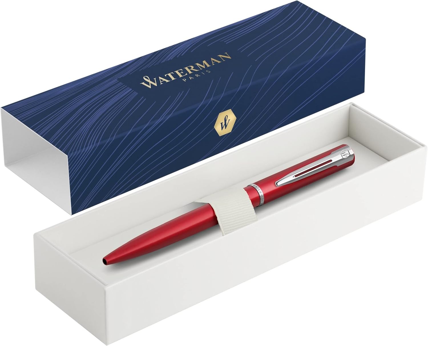 Stylo Bille Waterman Allure Laque Rouge - Coffret Cadeau – Image 3