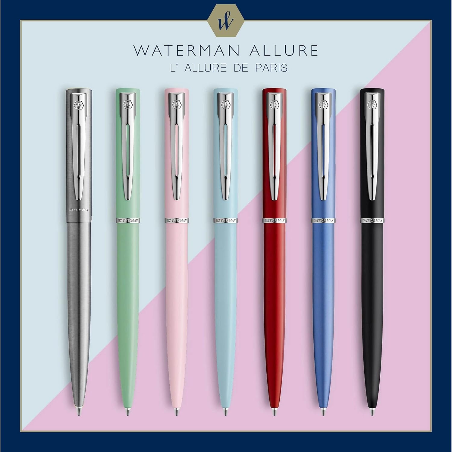 Stylo Bille Waterman Allure Laque Rouge - Coffret Cadeau – Image 4