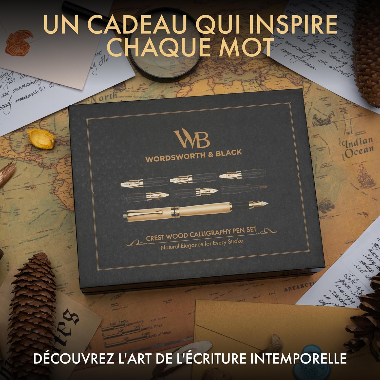 Stylos plume de calligraphie en bambou – Image 6