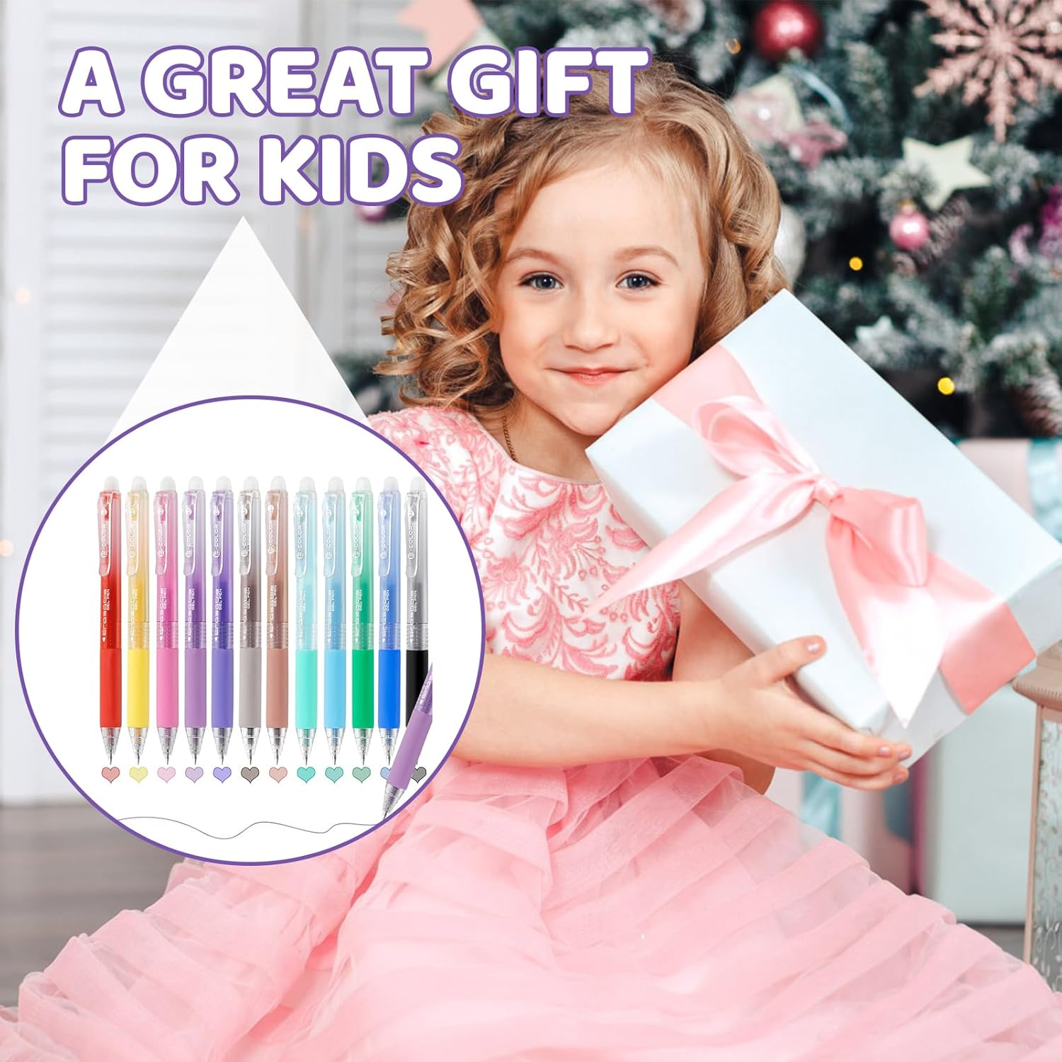 Stylo Gélatine Effaçable 12 Couleurs - Pointe Fine 0,7 mm – Image 7