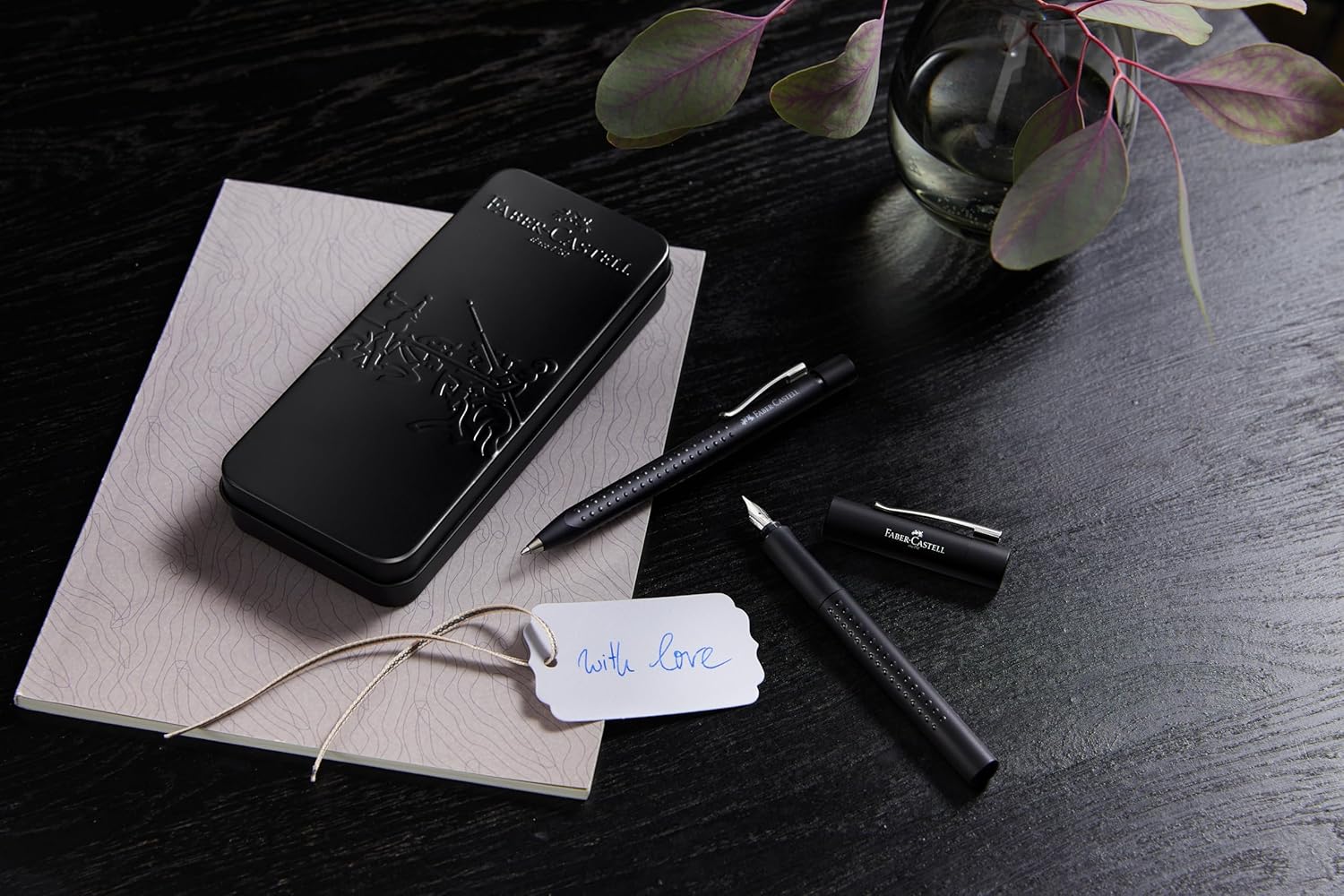 Coffret Cadeau 2 Stylos Faber-Castell Grip All Black – Image 6