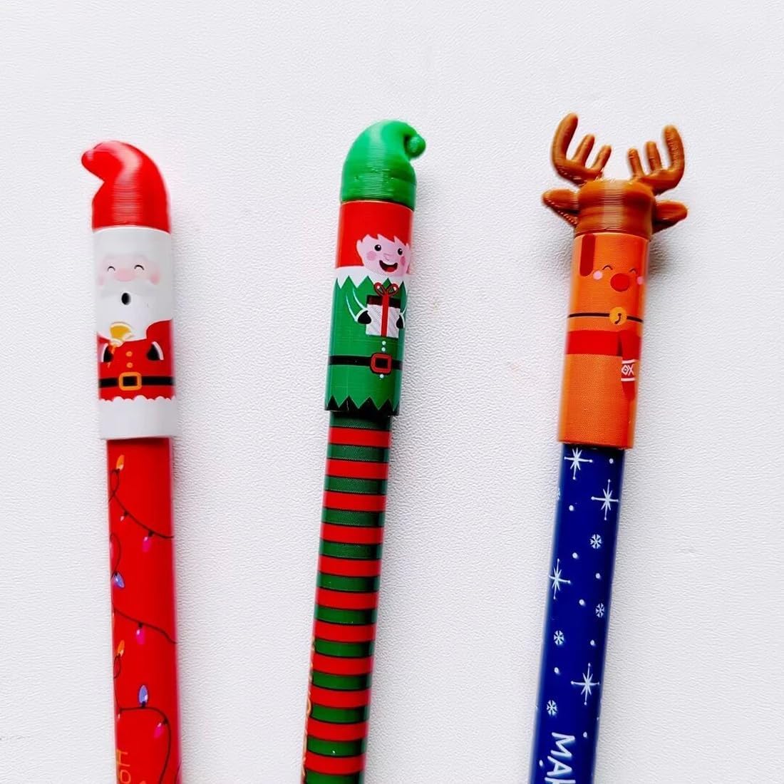 Lot de 3 Stylos Gel Effaçables Noël – Image 4