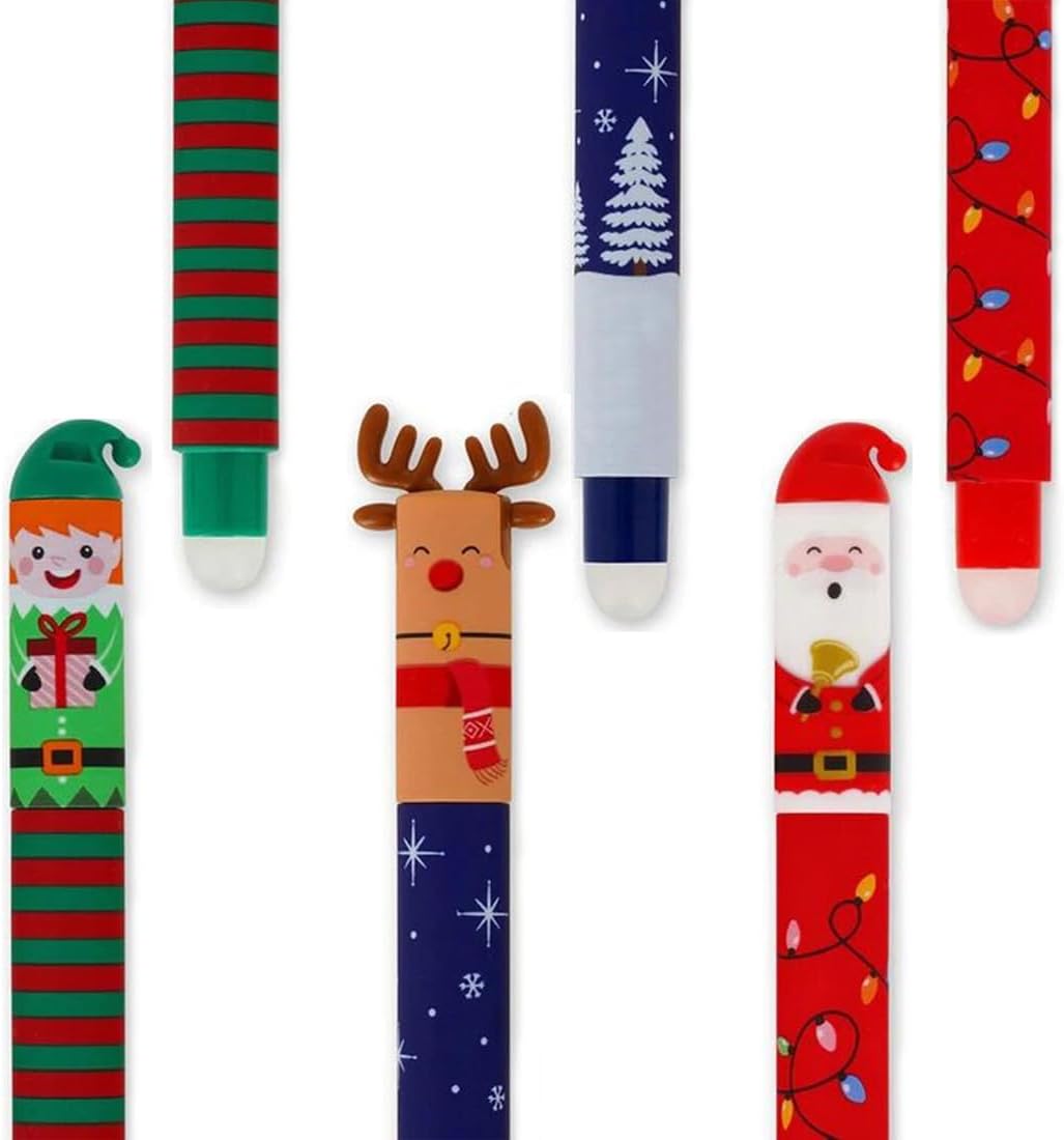 Lot de 3 Stylos Gel Effaçables Noël – Image 5