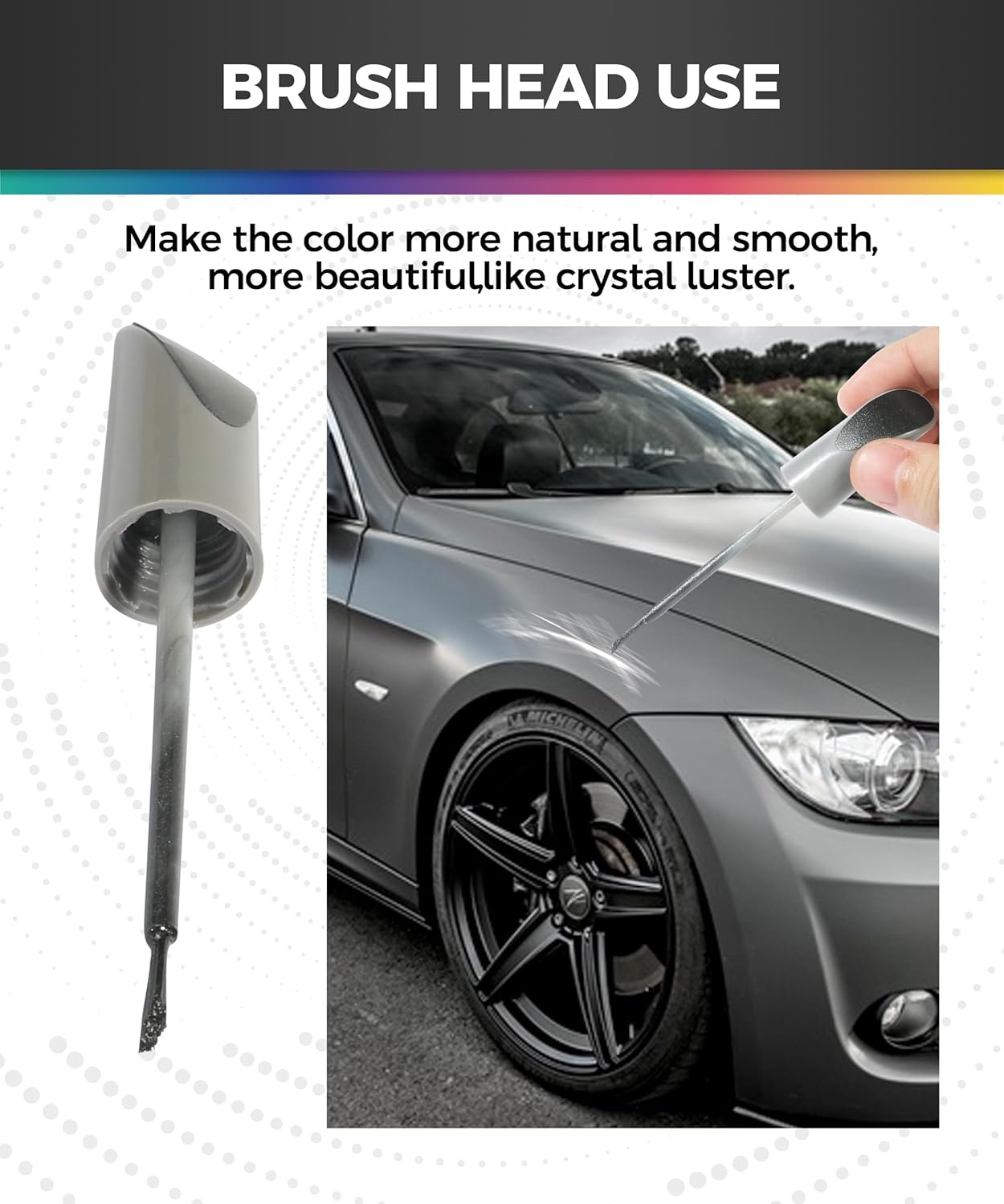 Stylo Retouche Peinture Voiture Anti Rayure - Gris – Image 4