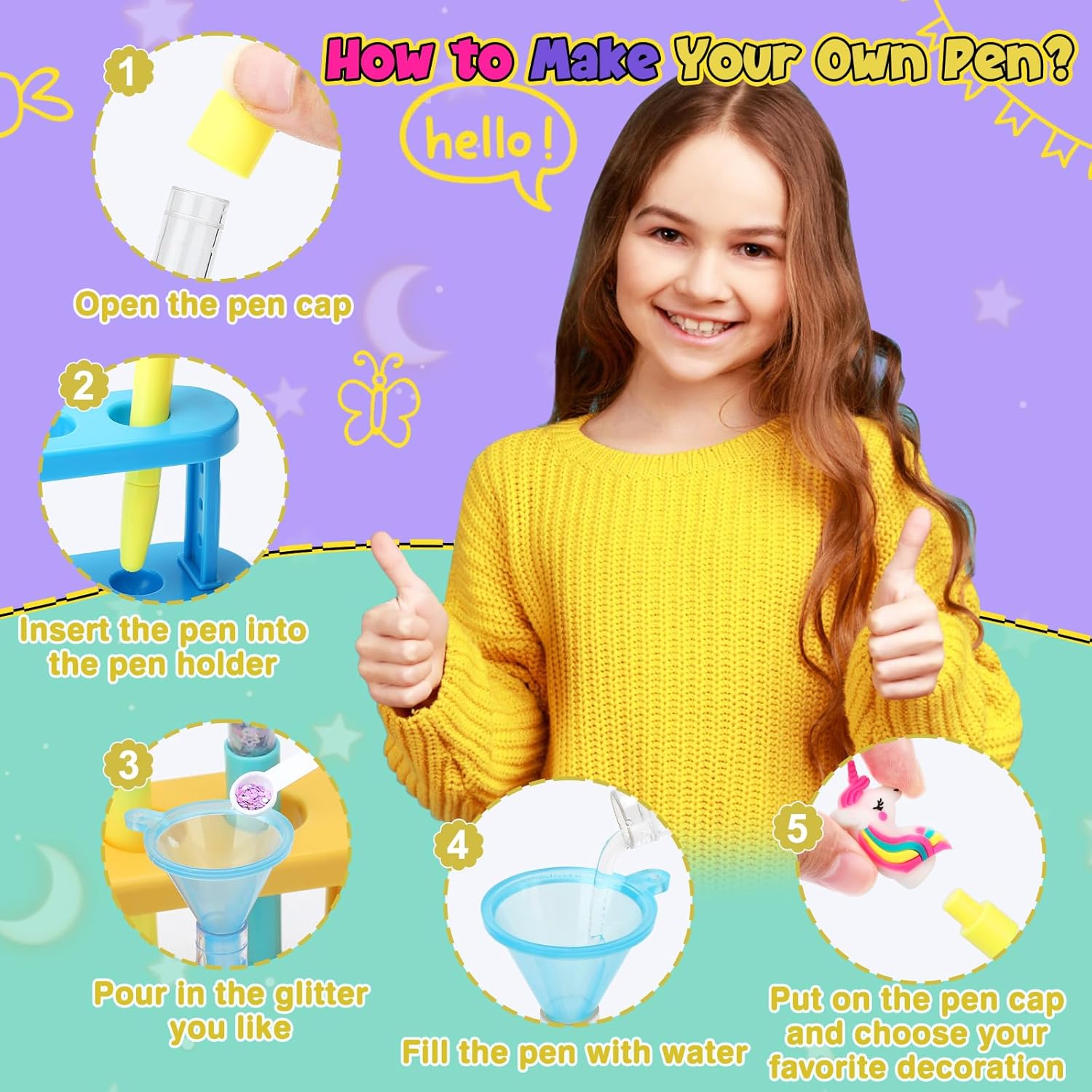 Atelier Créatif : 20 Stylos Personnalisés pour Enfants – Image 4