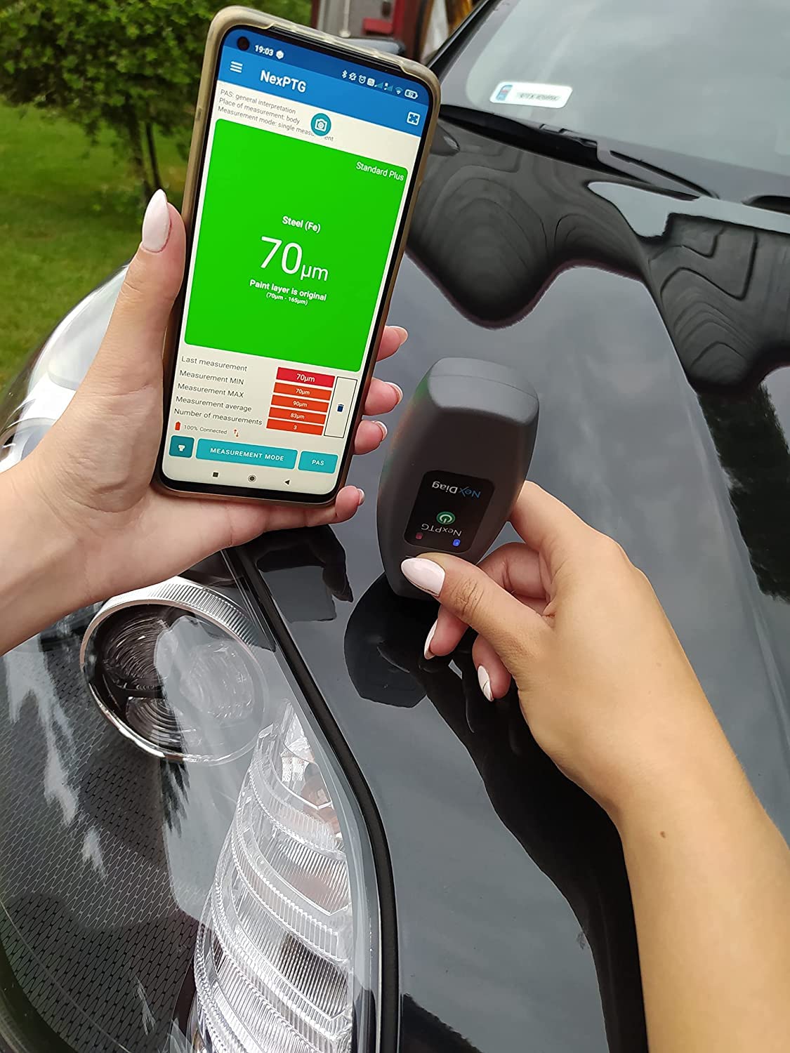 NexPTG Jauge d'Épaisseur de Peinture pour Auto – Image 2
