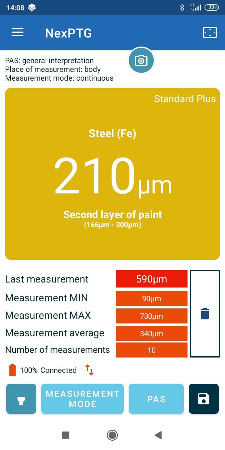 NexPTG Jauge d'Épaisseur de Peinture pour Auto – Image 6