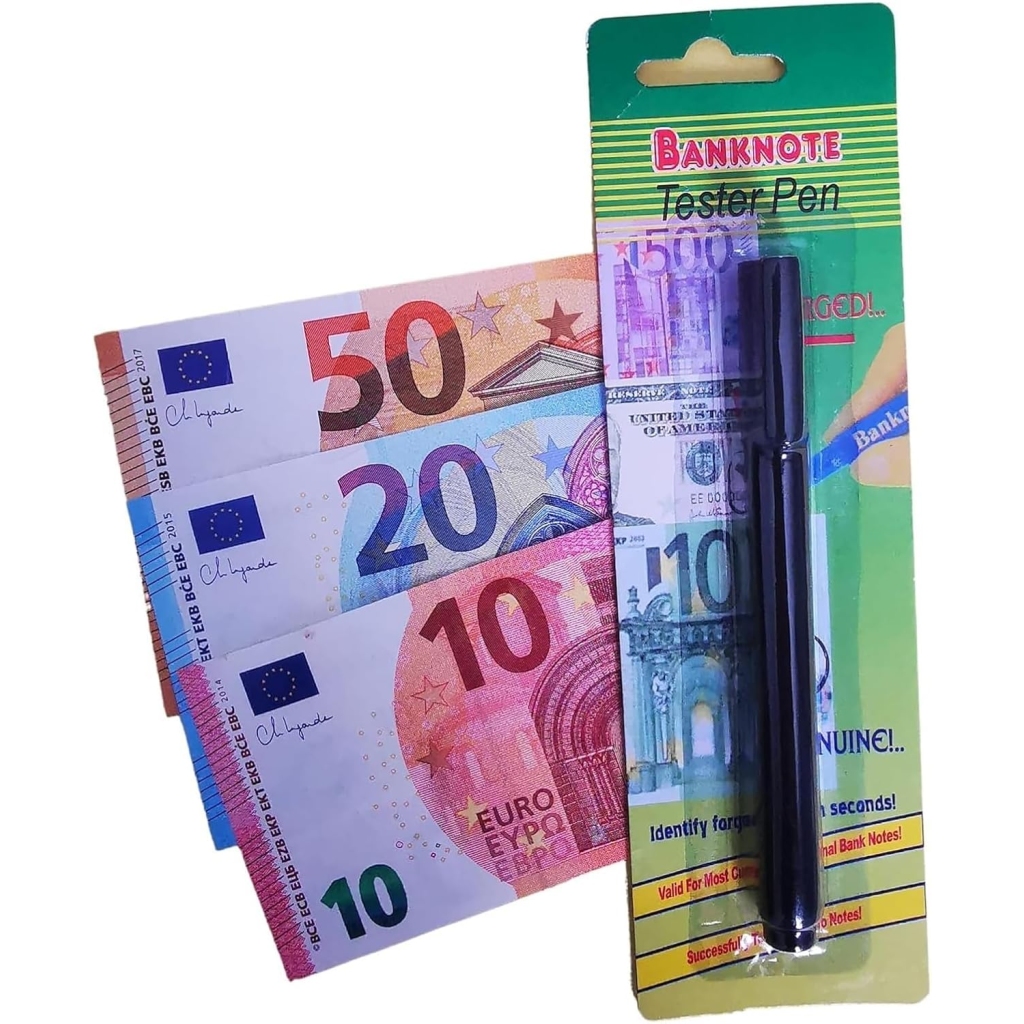 Stylo Détecteur de Faux Billets Euros