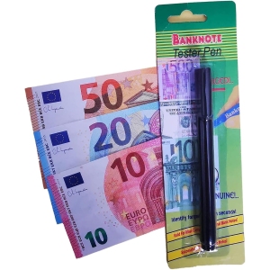 Stylo Détecteur de Faux Billets Euros