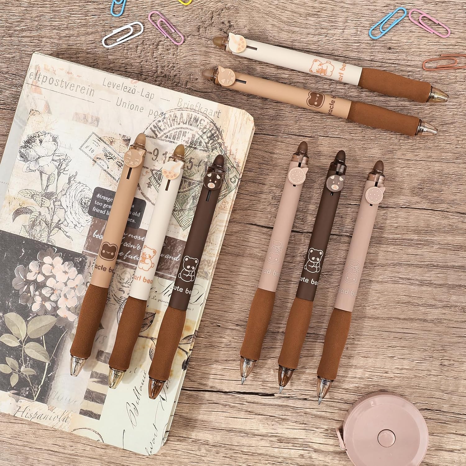 Lot de 8 Stylos Gel Rétractables Effaçables – Image 7