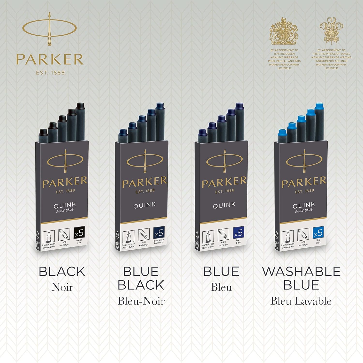 Cartouches d'Encre Stylo Parker Bleue Effaçable - Lot de 10 – Image 7