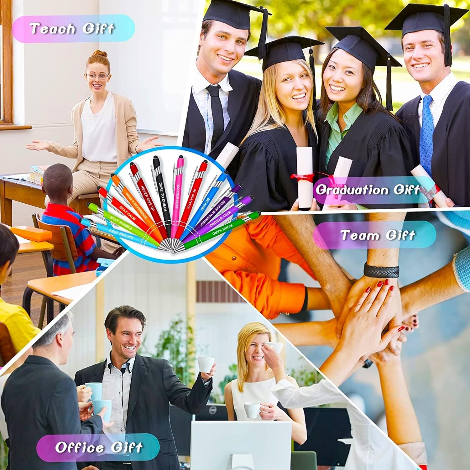 Lot de 20 Stylos à Bille 10 couleurs – Image 7