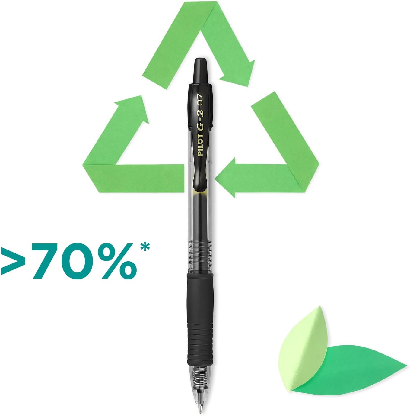 PILOT G2 - Lot de 4 Stylos roller rechargeables Noir – Image 3