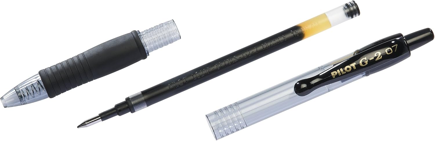 PILOT G2 - Lot de 4 Stylos roller rechargeables Noir – Image 6