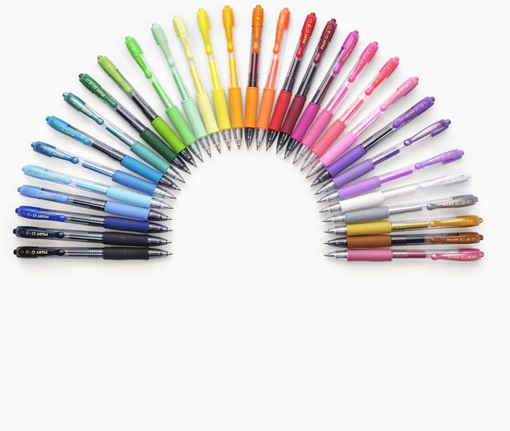 PILOT G2 - Lot de 4 Stylos roller rechargeables Noir – Image 8