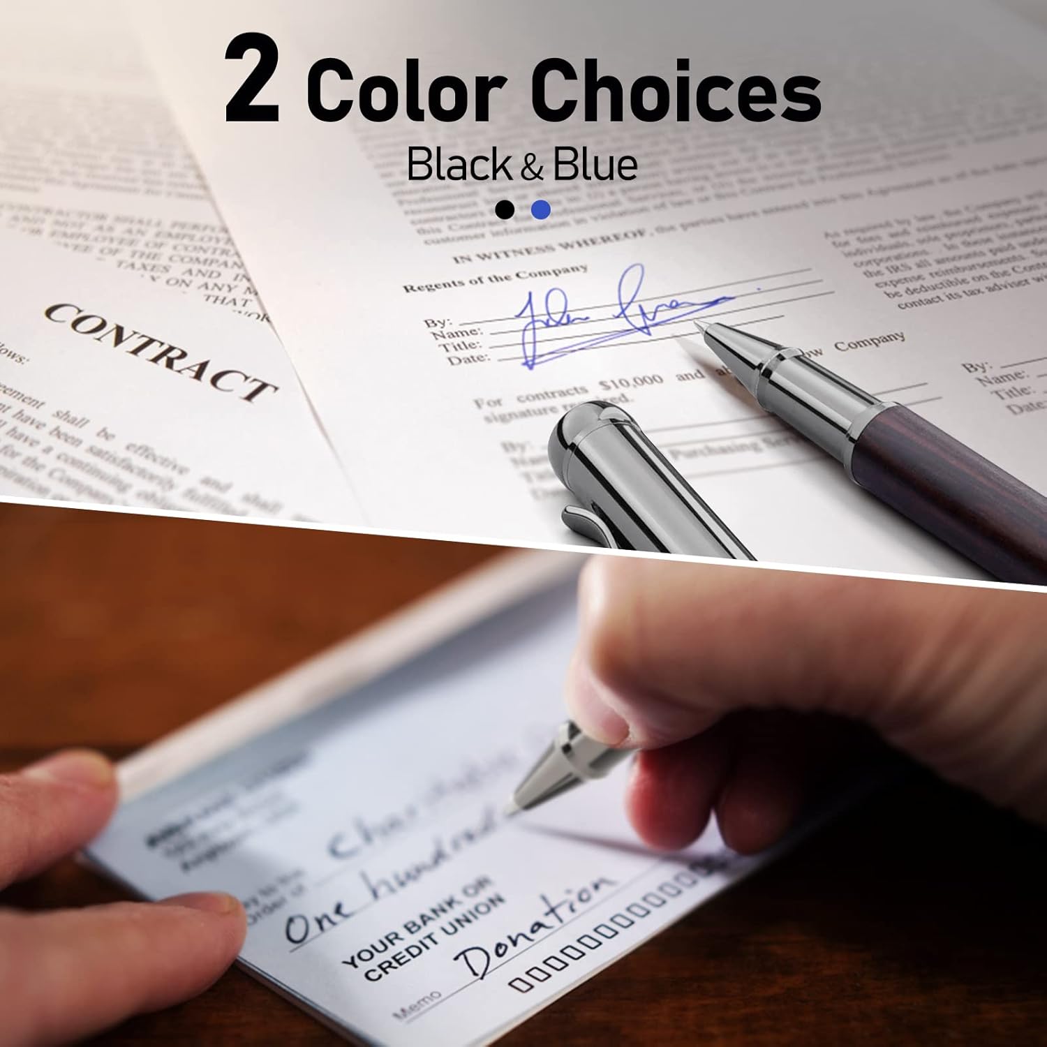 Stylos Roller en Bois - Lot avec Recharges – Image 5