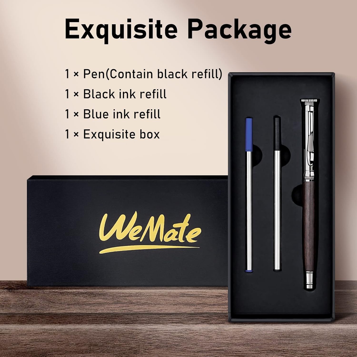 Stylos Roller en Bois - Lot avec Recharges – Image 7