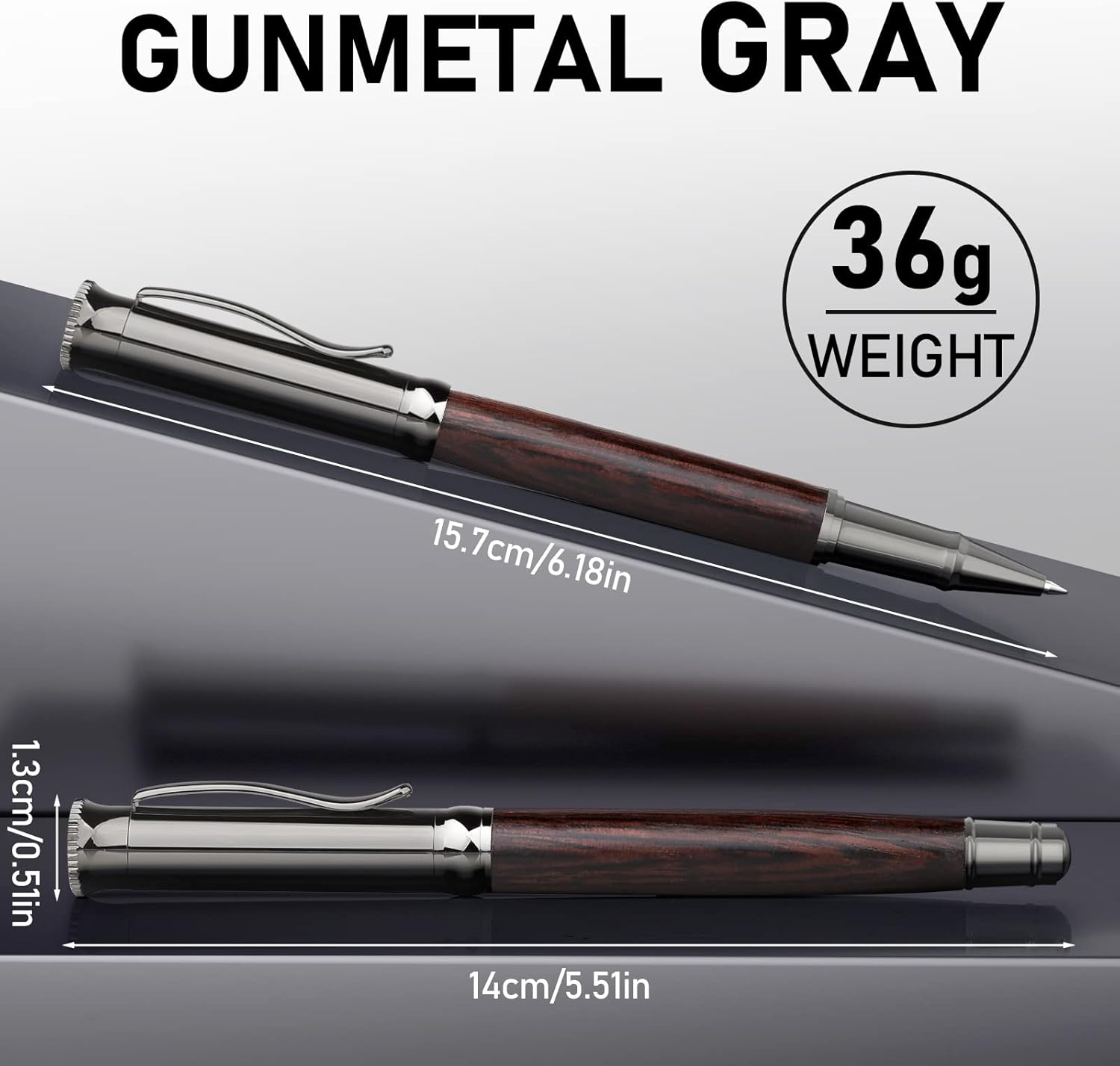 Stylos Roller en Bois - Lot avec Recharges – Image 8